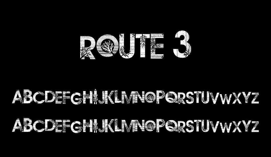 route-3 font