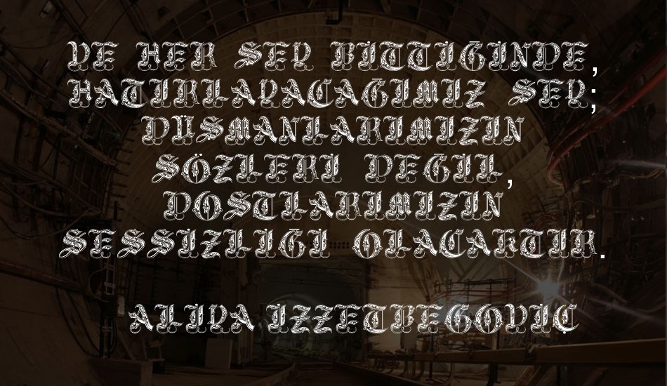 royal font text