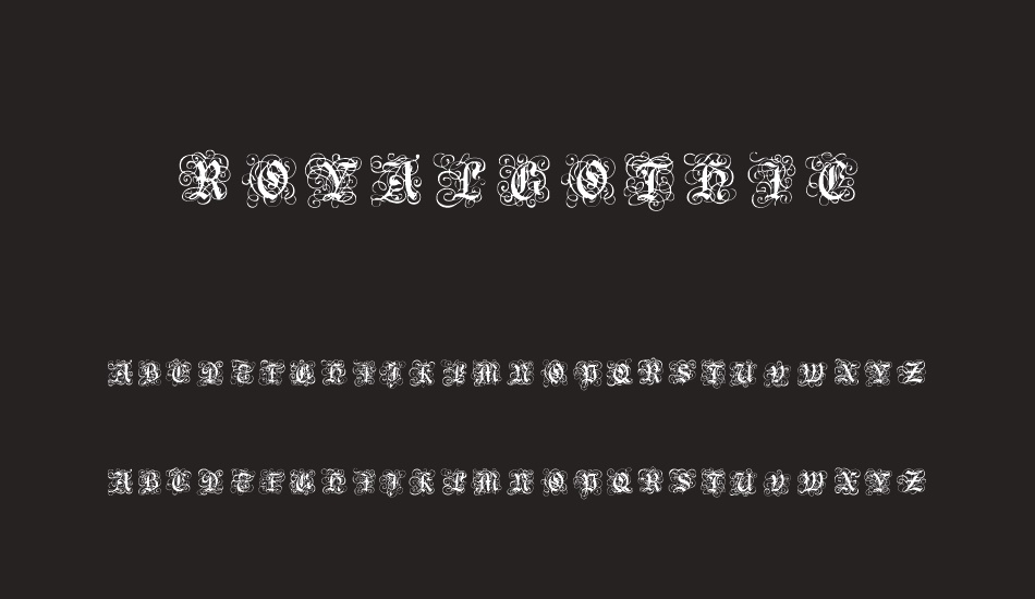 royalgothic font
