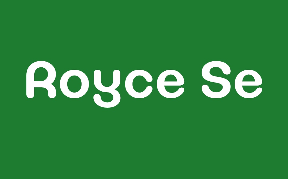 Royce font big