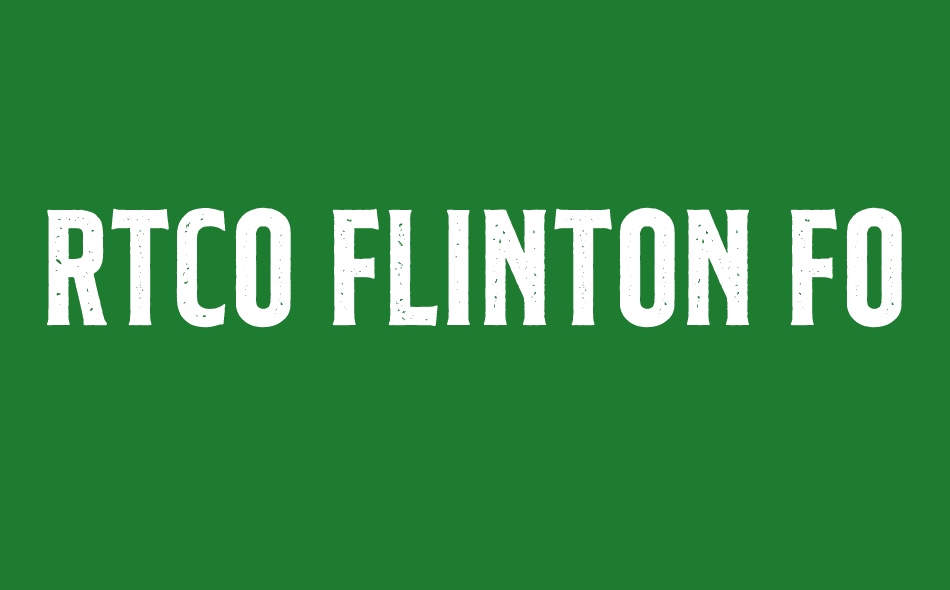 RTCO Flinton font big