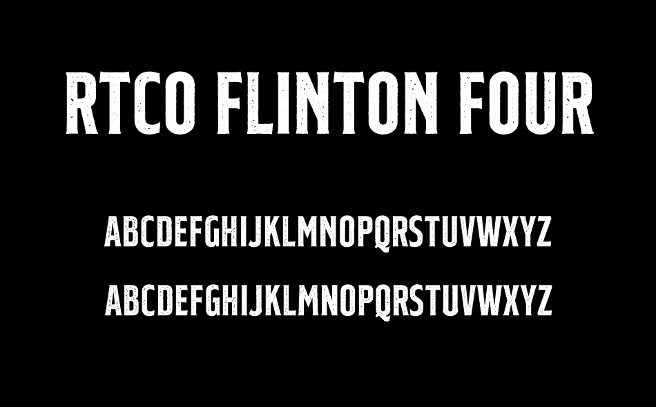 RTCO Flinton font