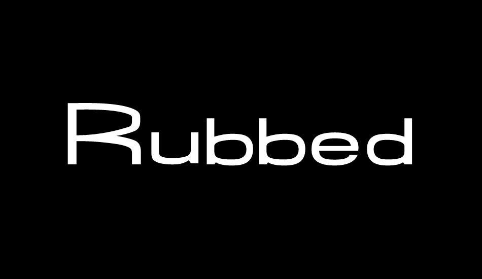 rubbed- font big