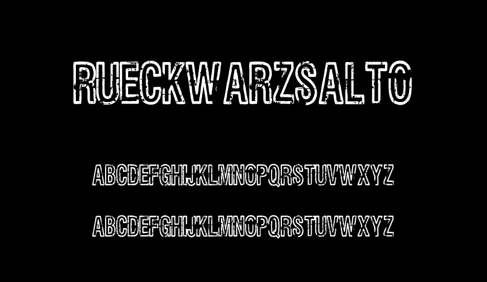 rueckwarzsalto font