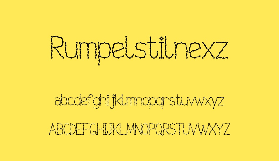 rumpelstilnexz font