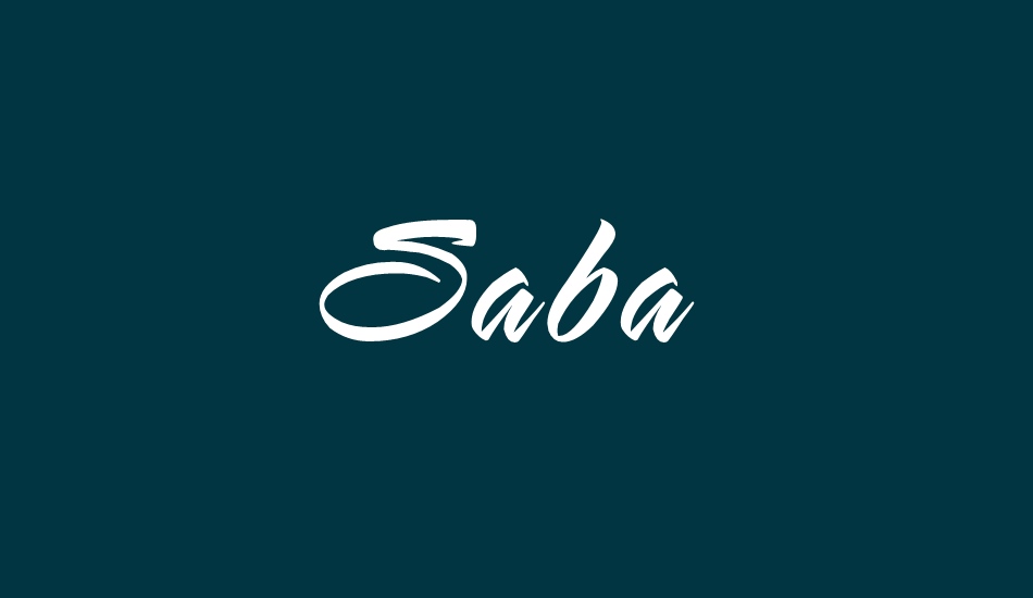 saba font big