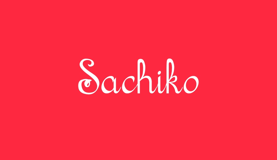 sachiko font big