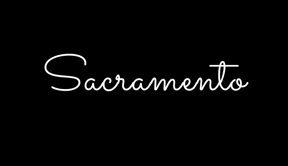 sacramento font big