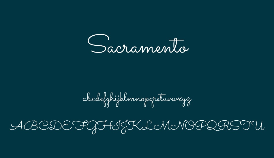 sacramento font