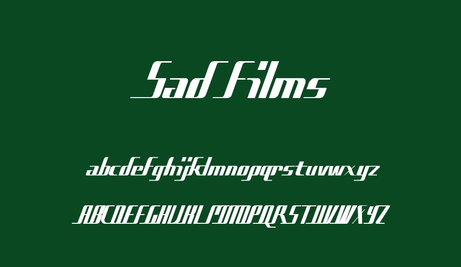 sad-films font