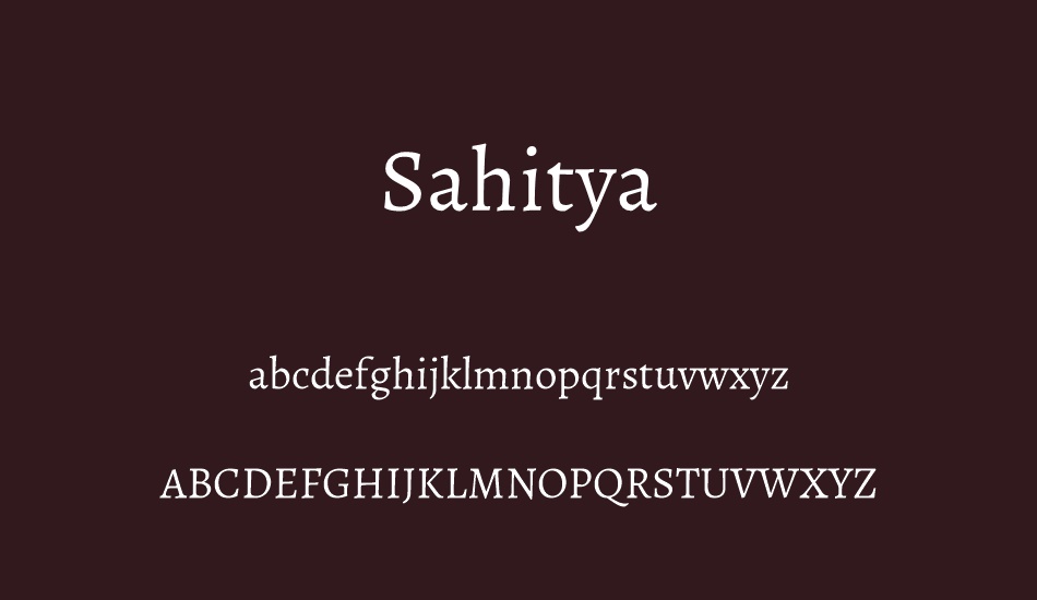 sahitya font
