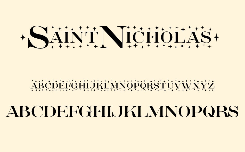 Saint Nicholas font
