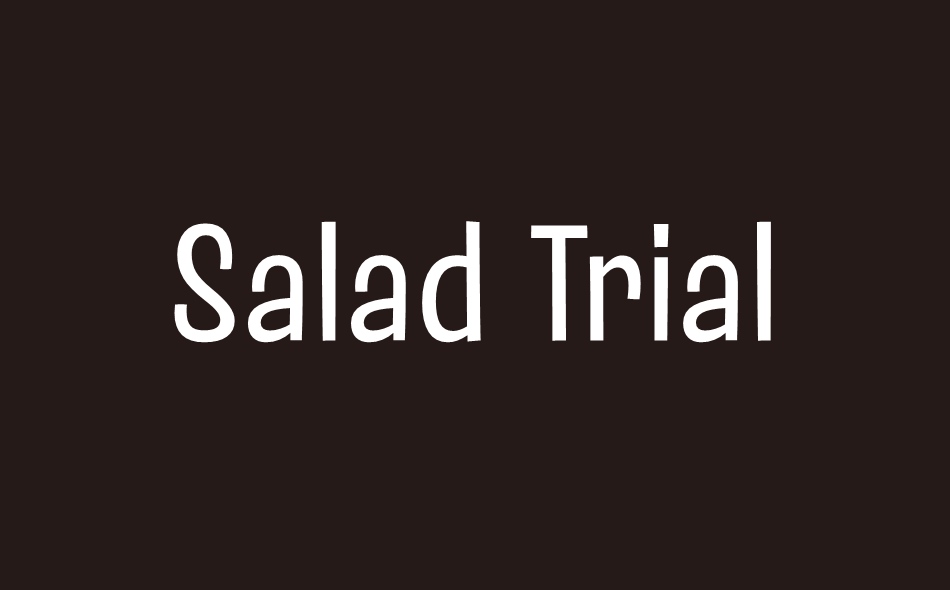 Salad font big