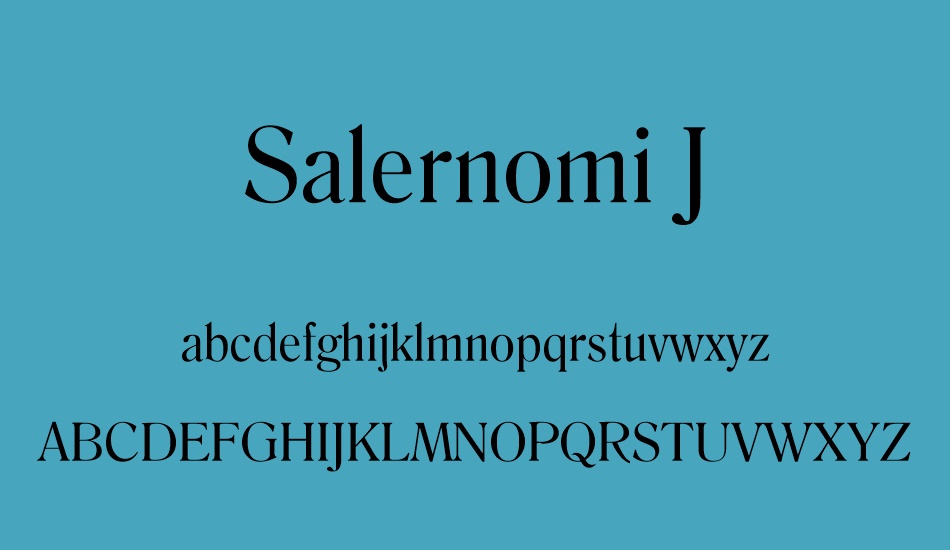 salernomi-j font