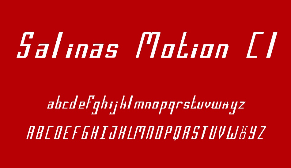 salinas-motion-clerk font