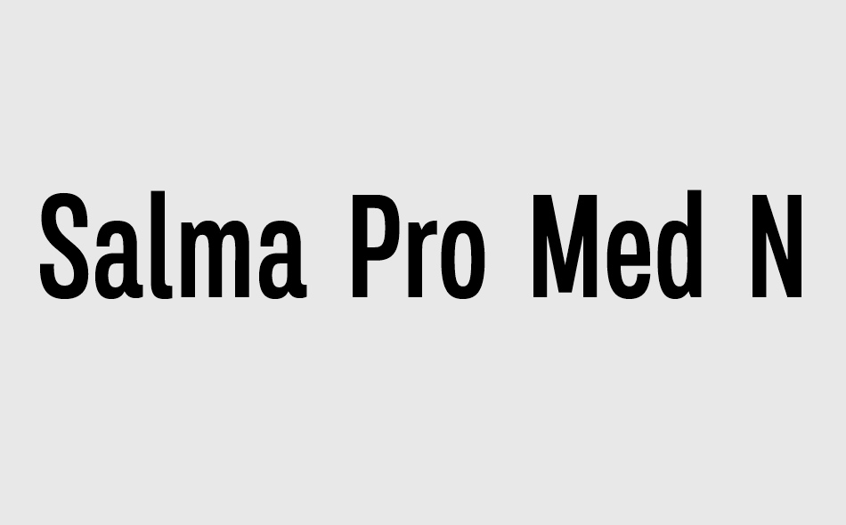 Salma Pro font big