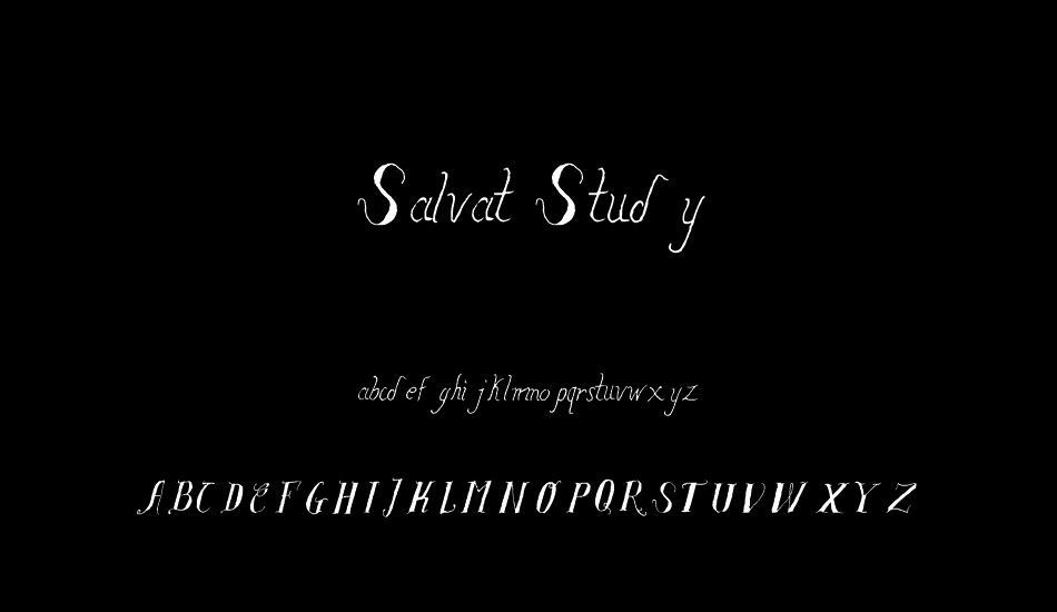 salvat-study font