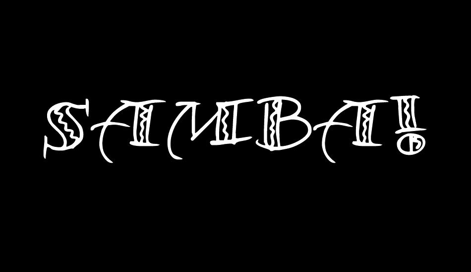 samba font big