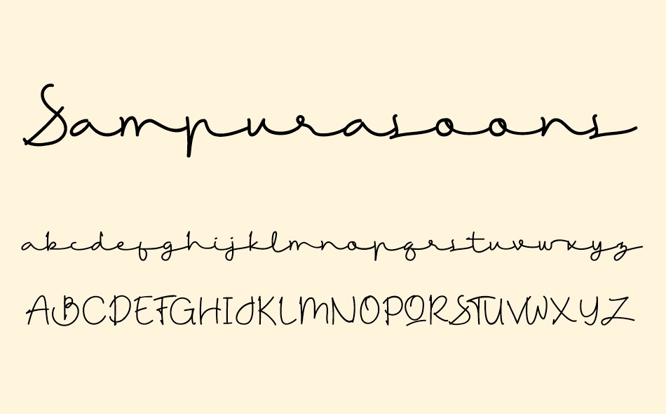 Sampurasoons font