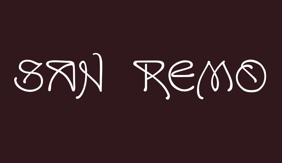 san-remo font big