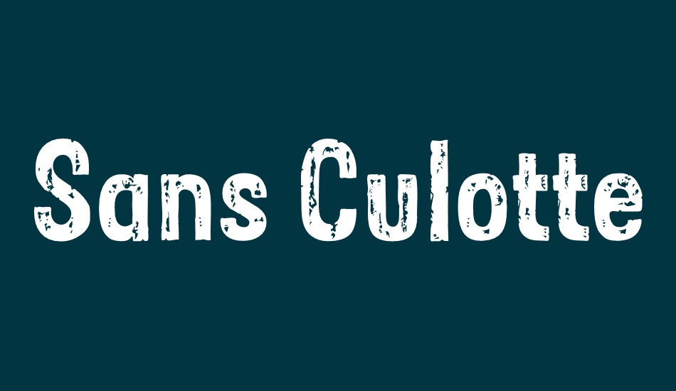 sans-culottes font big