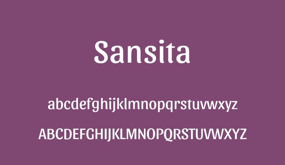 sansita font