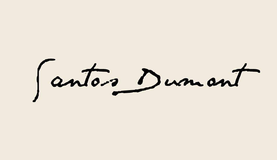 santos-dumont font big