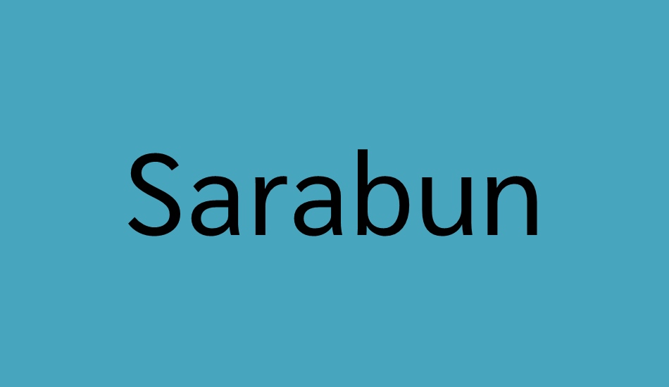 sarabun font big