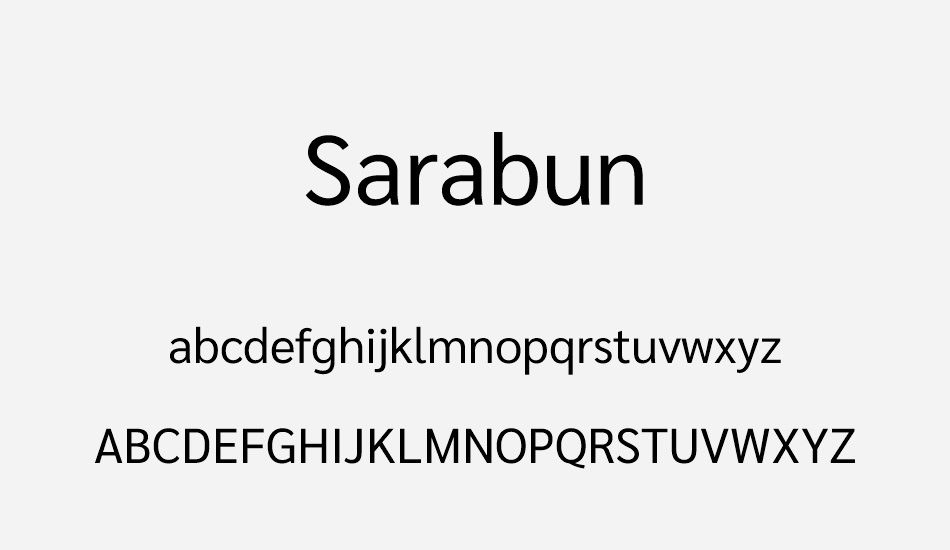 sarabun font