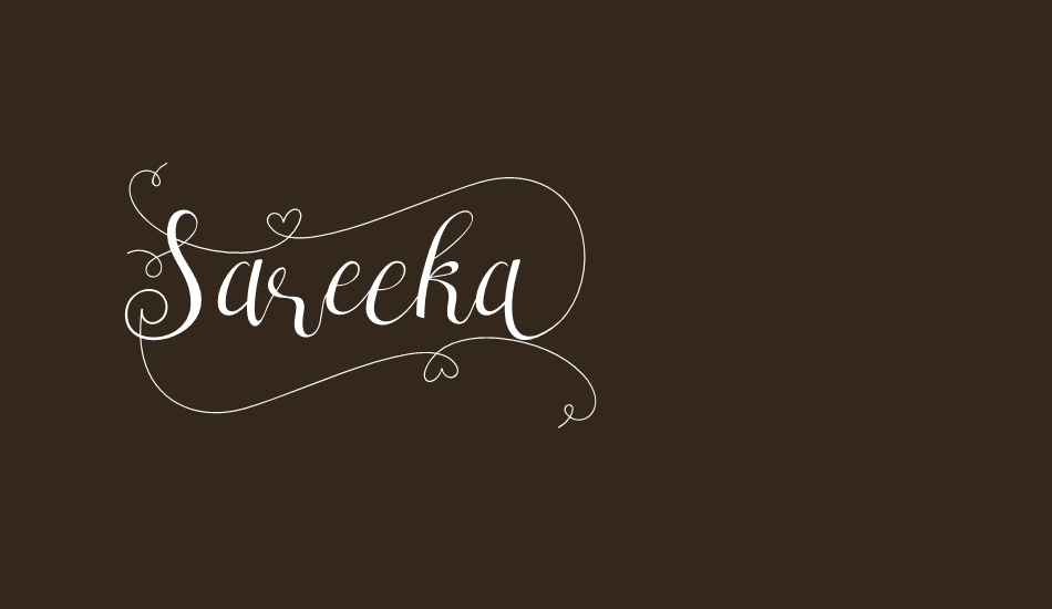 sareeka font big