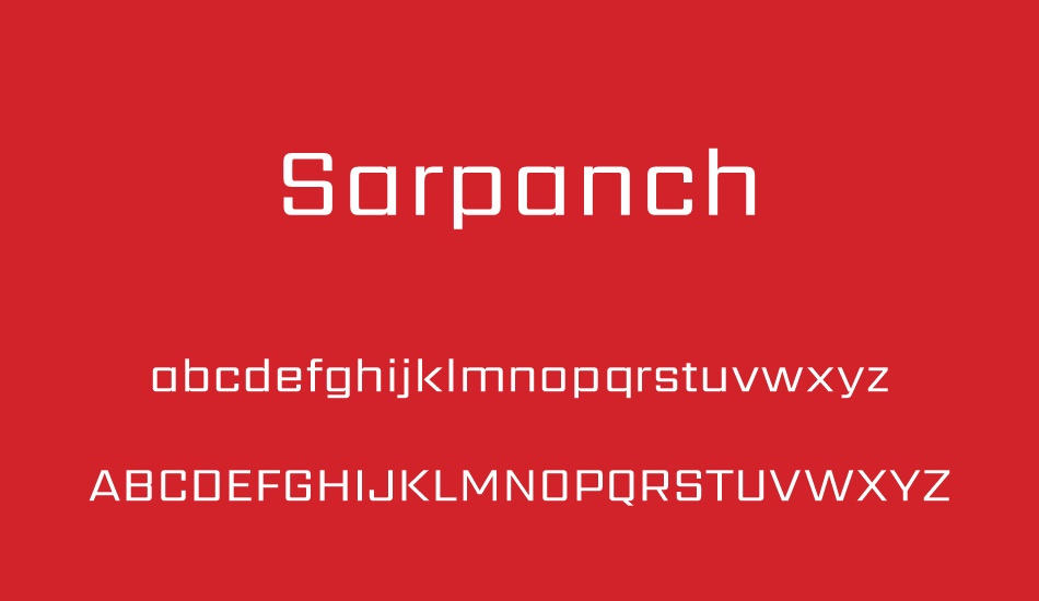 sarpanch font