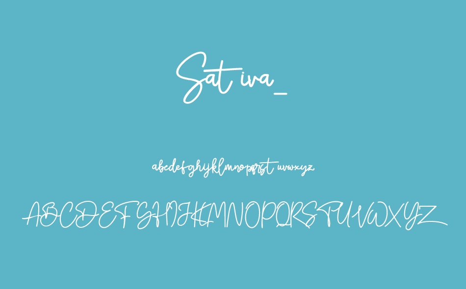 Sativa font