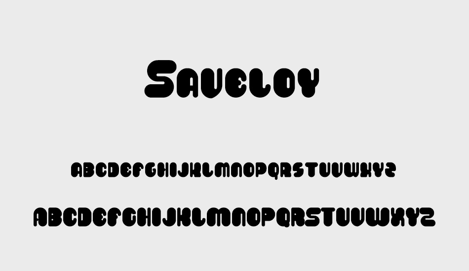 saveloy font