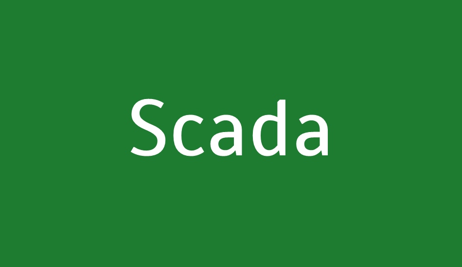 scada font big