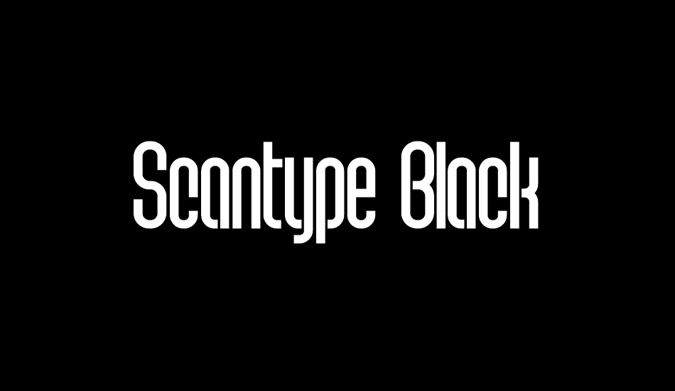 scantype-black-personal-use font big