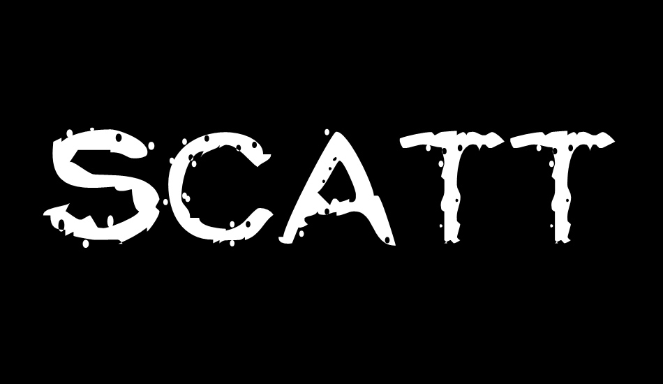 scatterbrained-restrained font big