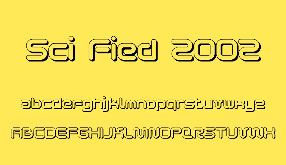 sci-fied-2002-ultra font