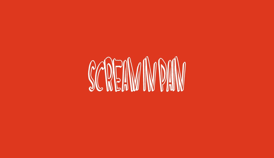 scream-ın-paın font big