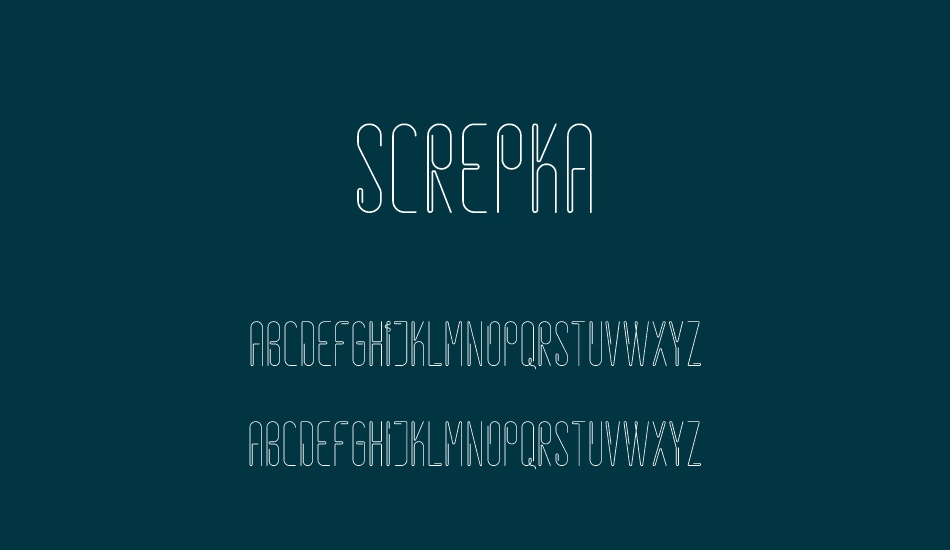 screpka font