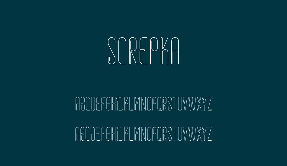 screpka font