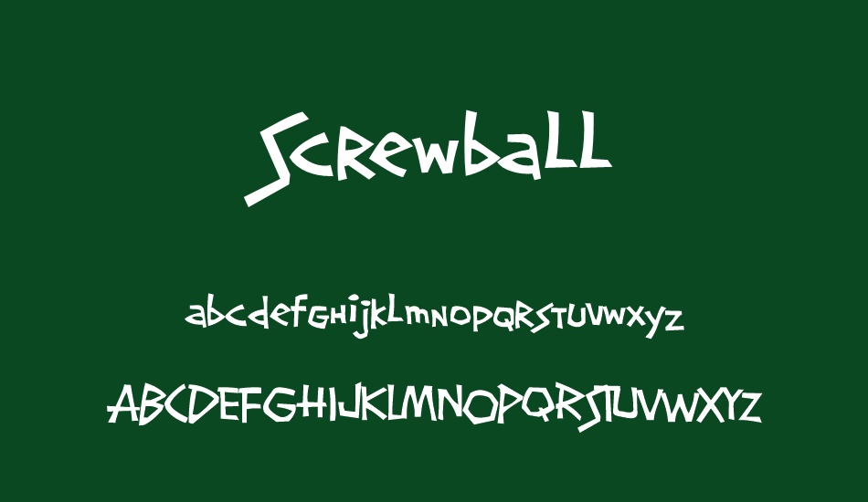 screwball font