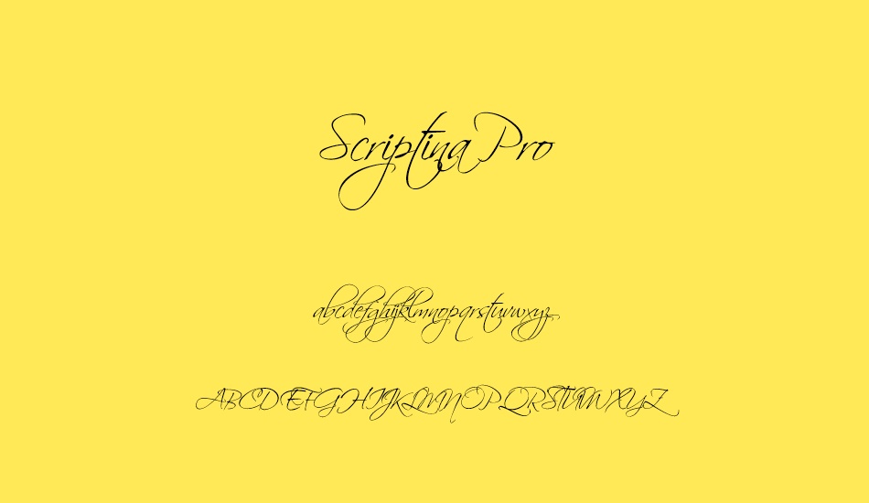 scriptina-pro font