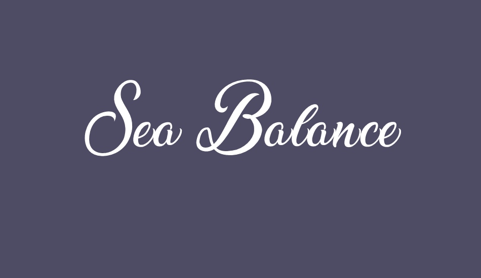 sea-balance-personal-use font big