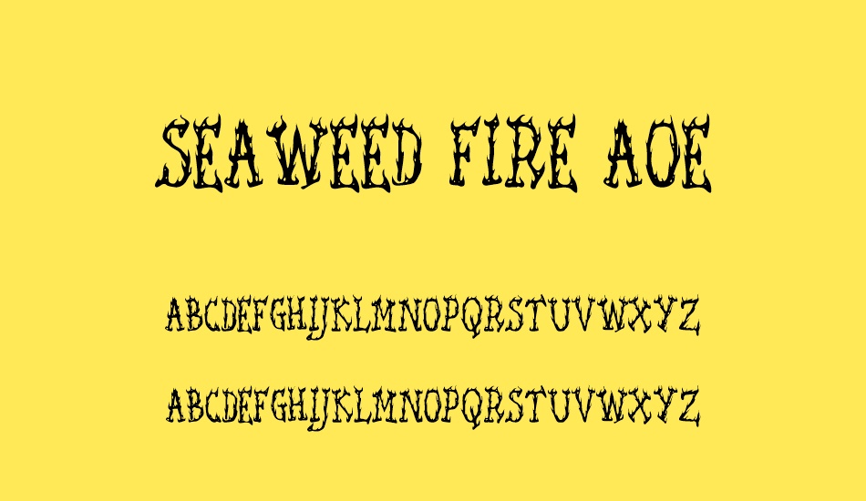 seaweed-fire-aoe font