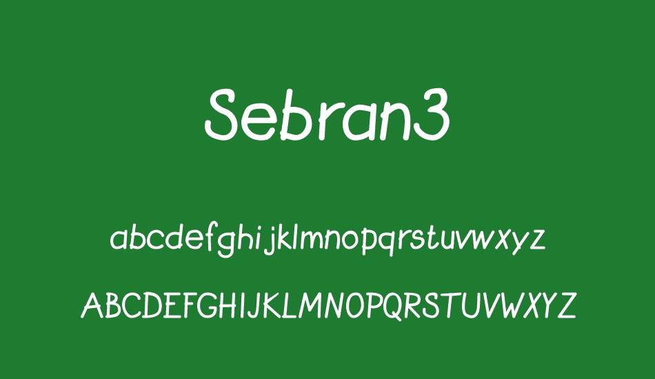 sebran3 font