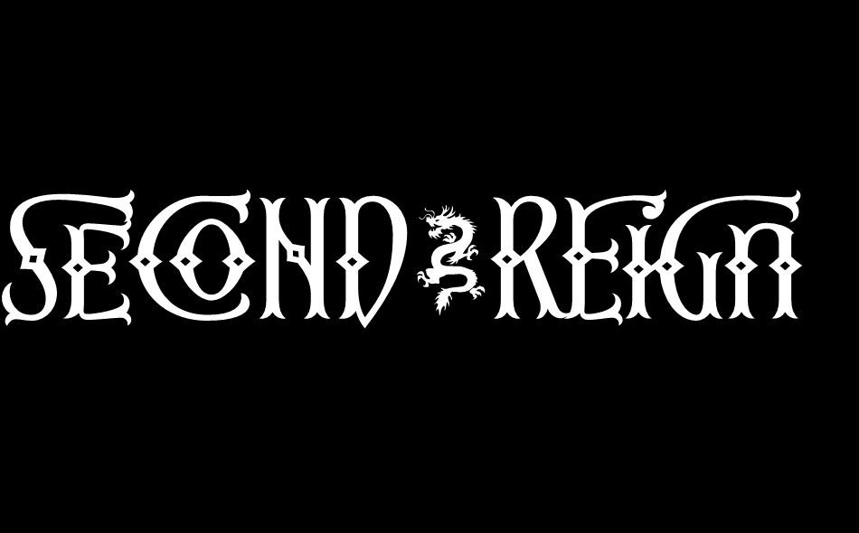 Second Reign font big