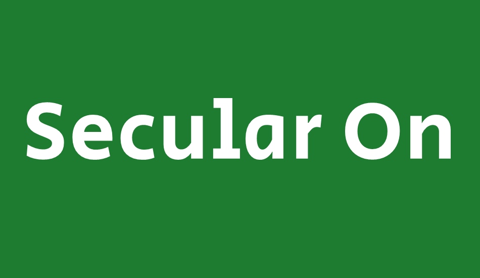 secular-one font big