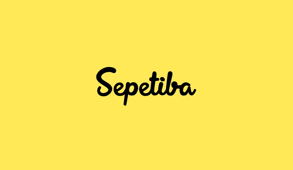 sepetiba-personal-use font big