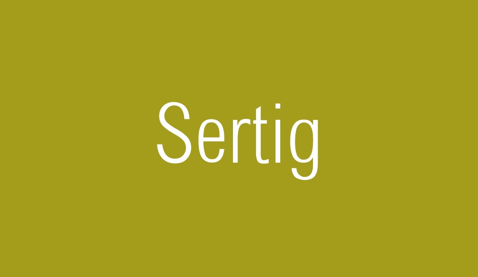 sertig font big