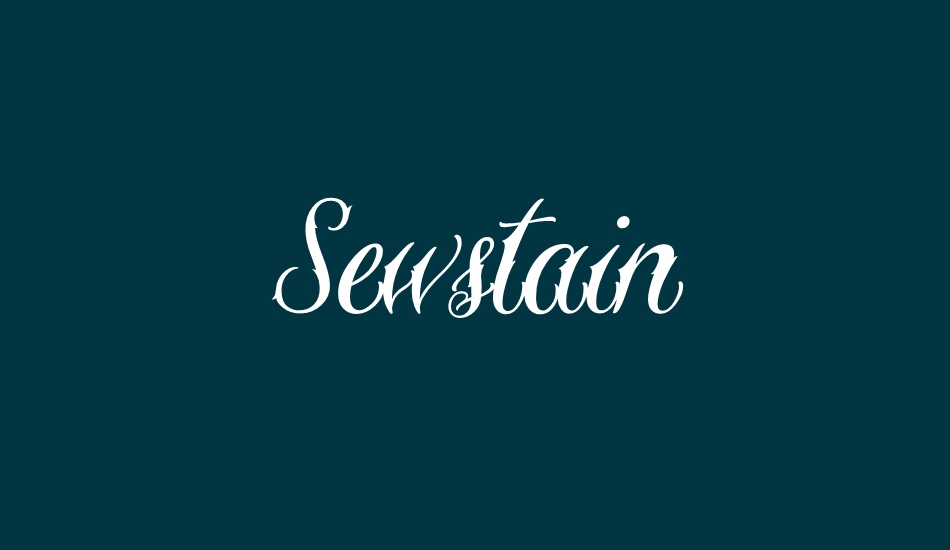 sewstain font big